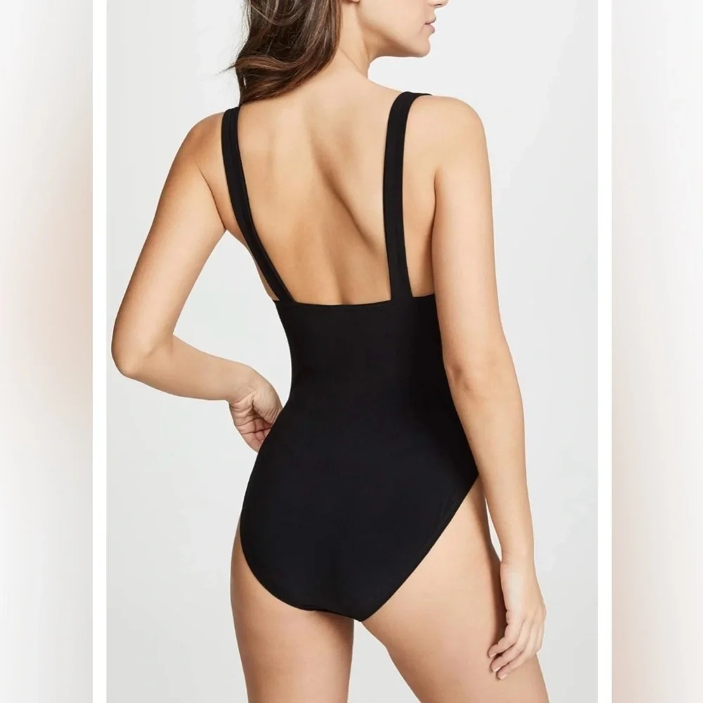 Norma Kamali Twisted Mia One Piece Swimsuit